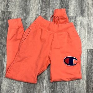 Champion Reverse Weave coral pants (unisex) size adult small